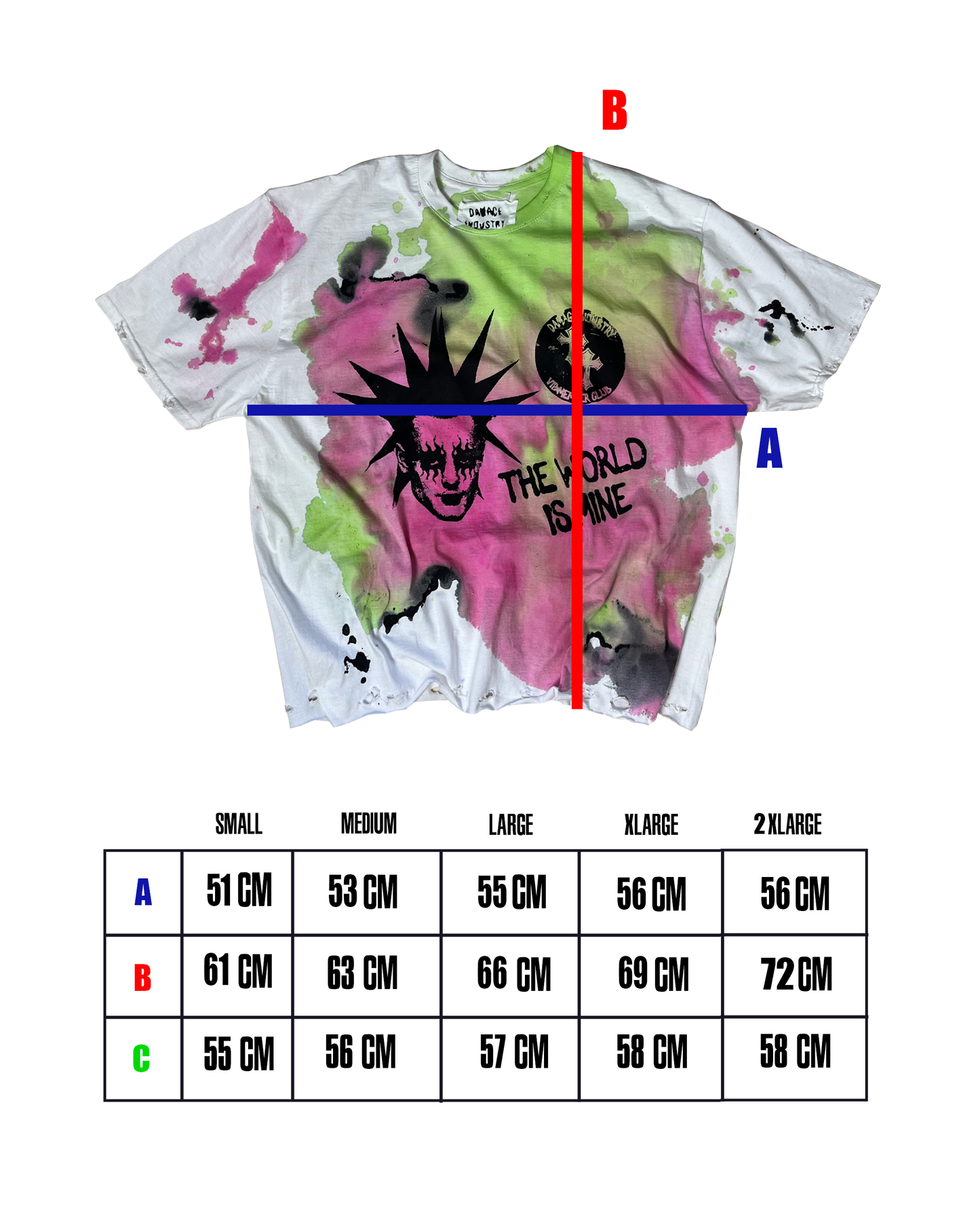 COLORS WORLD IS MINE T-SHIRT