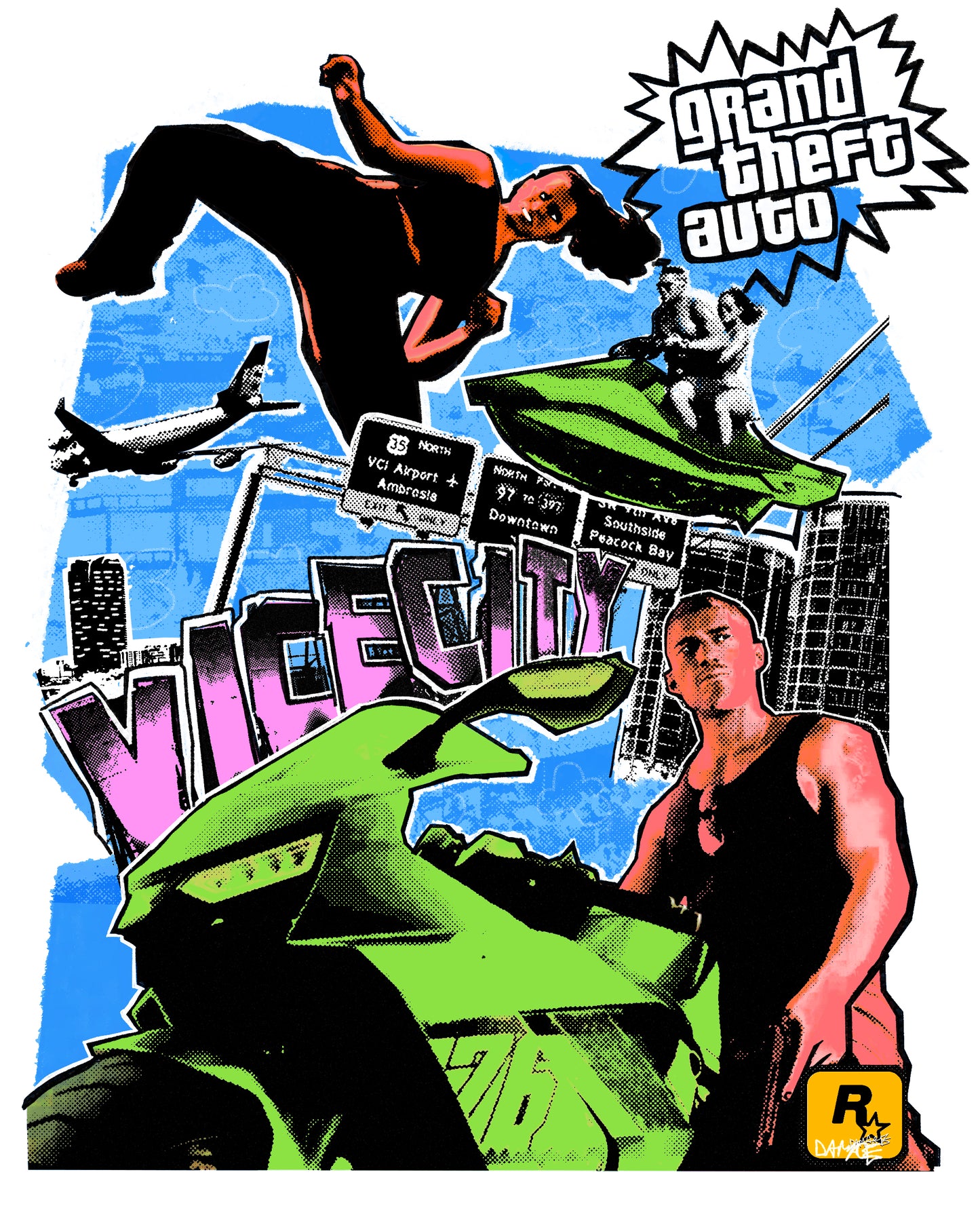 GRAND THEFT AUTO 6 (PRINT)