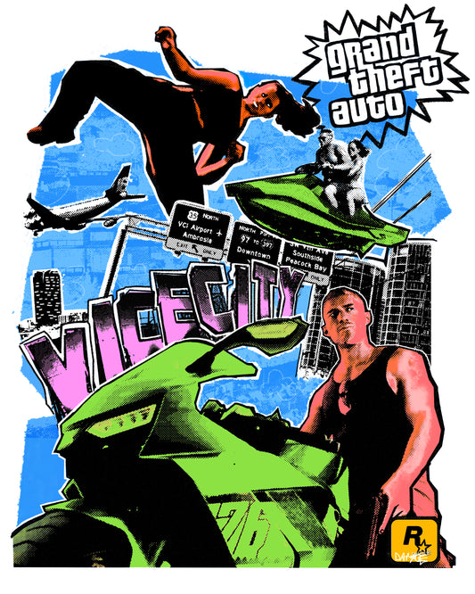 GRAND THEFT AUTO 6 (PRINT)