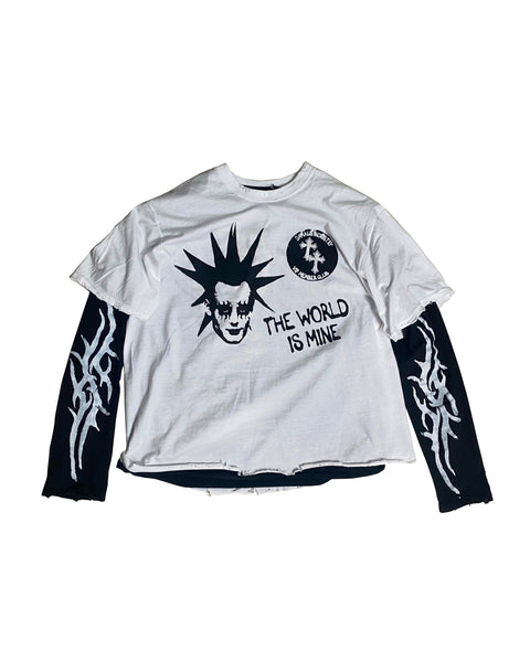 【DEARMINE】Dear Damage Long T-shirt Stretch Arm Strong 