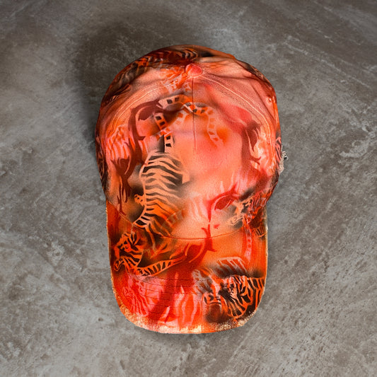 ORANGE TIGER CAP