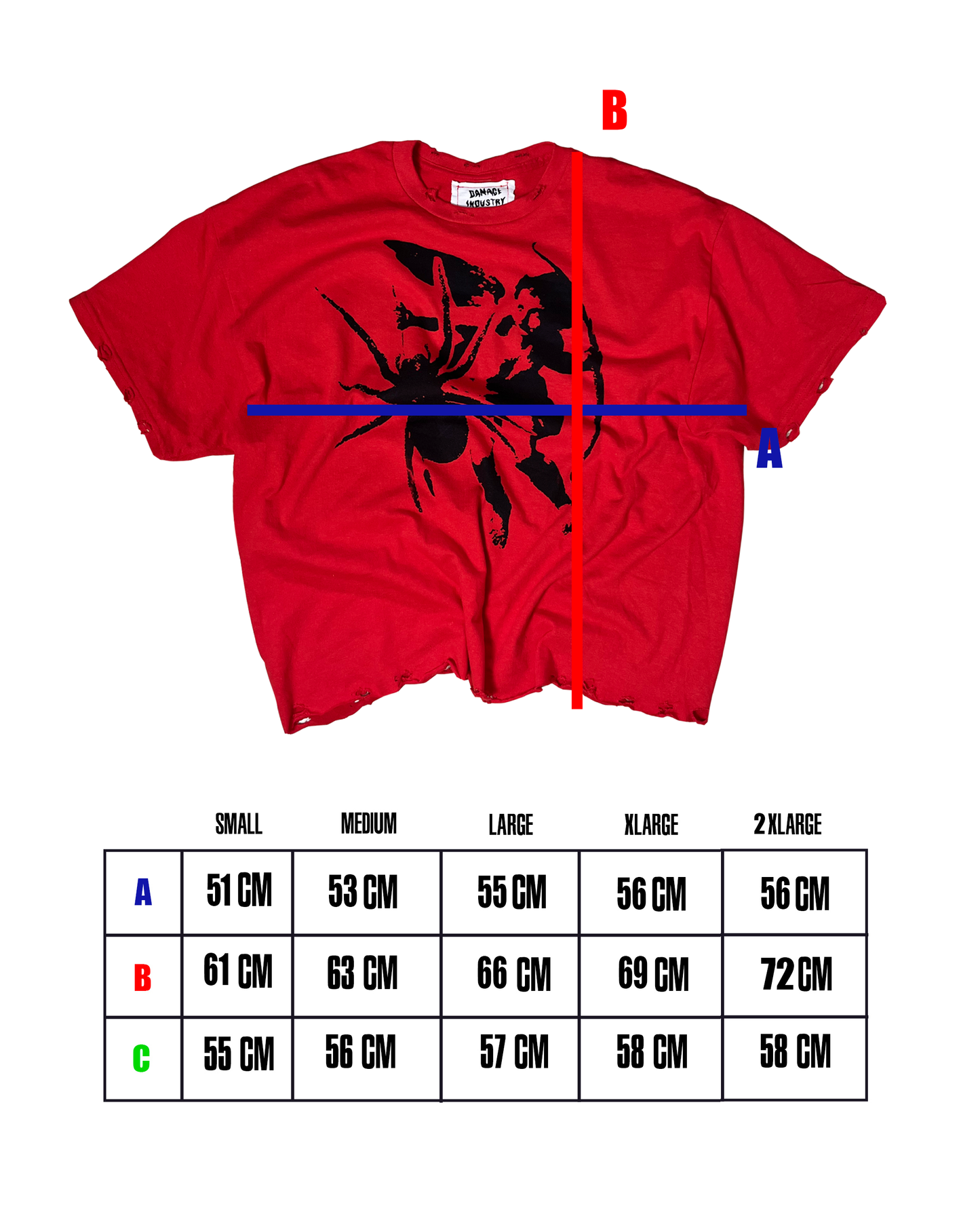 RED VENOMOUS DIVINITY T-SHIRT