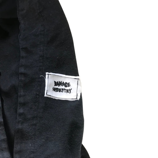 Perfect Hoodie MYSTERIO X DAMAGE black and white
